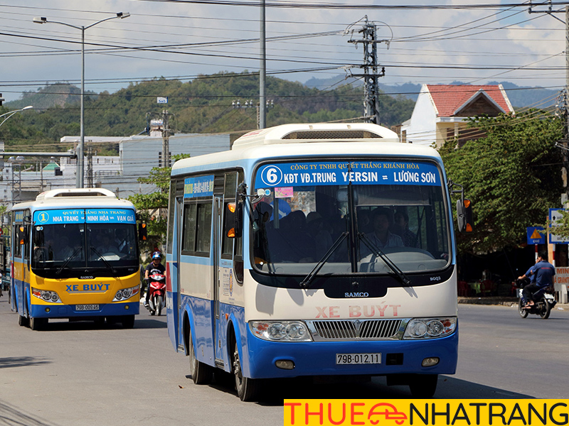 Xe bus đưa đón sân bay Nha Trang